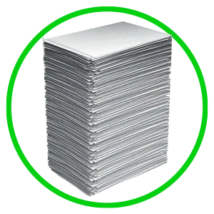 Compra de papel e papelão